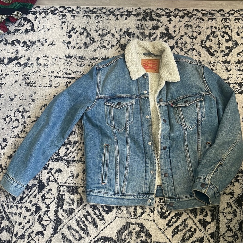 COPY - LEVIS MENS FURLINED JEAN JACKET